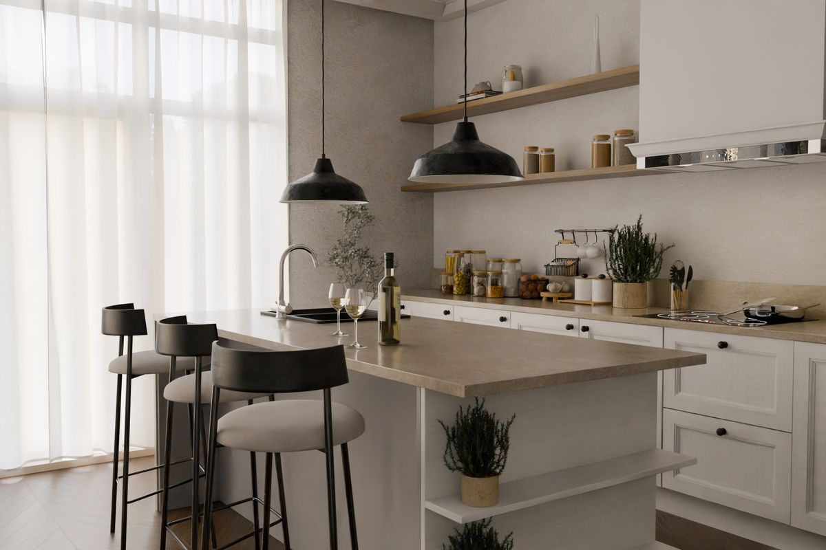 Repeindre une cuisine en chêne : étapes et rendu durable
